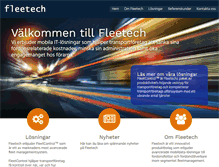 Tablet Screenshot of fleetech.se